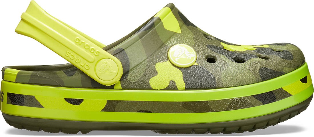 Saboti Crocs Crocband Multi-Graphic Clog Galben - Citrus - imagine 5